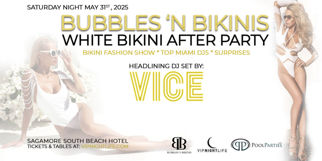 Miami Swim | Bubbles 'n Bikini White After Party
